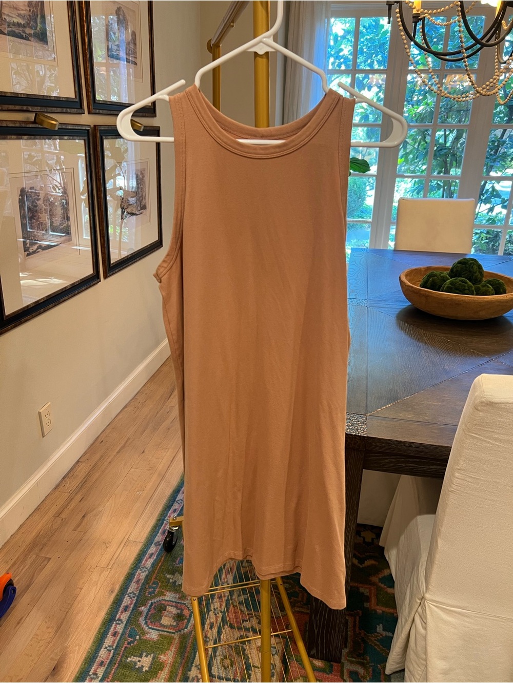 Target Women’s Sleeveless Tank Dress — Tan